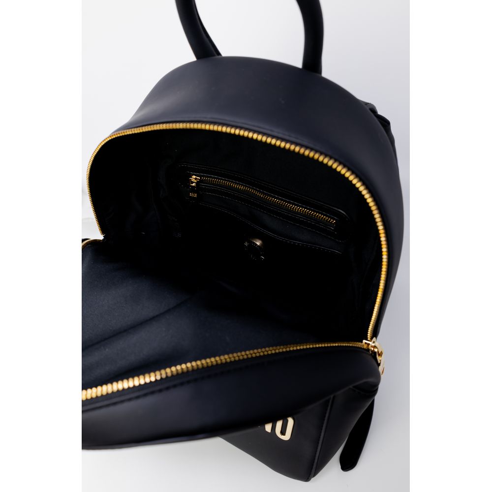 Love Moschino Black Eco-Leather Backpack