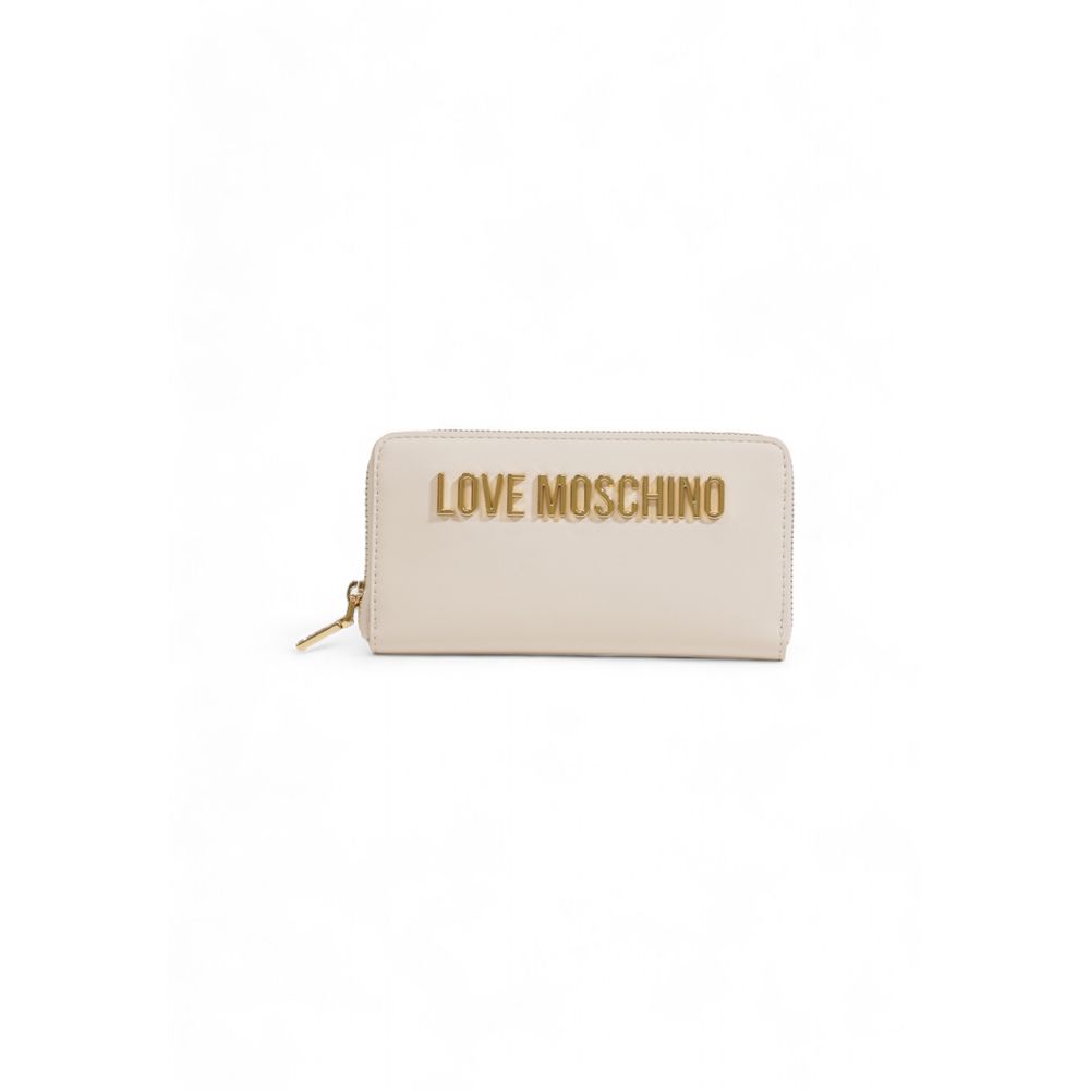 Love Moschino Beige Eco-Leather Wallet