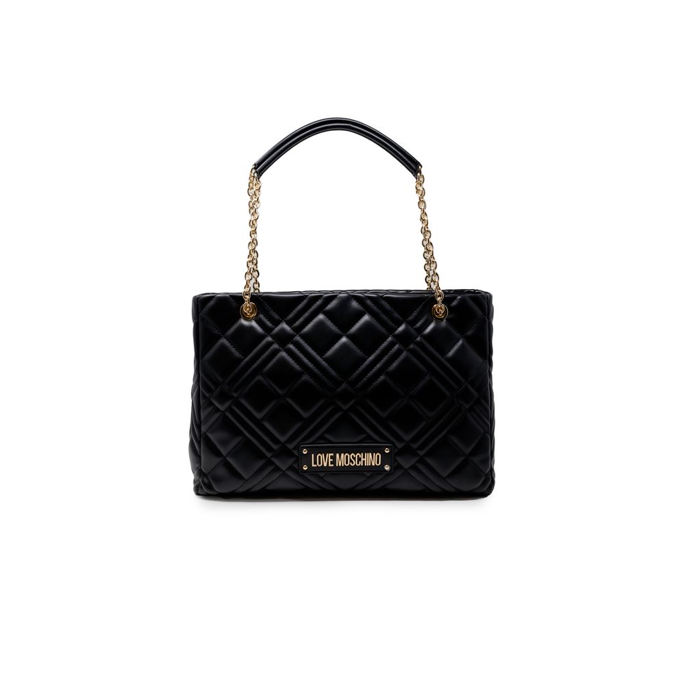 Love Moschino Black Polyurethane Handbag