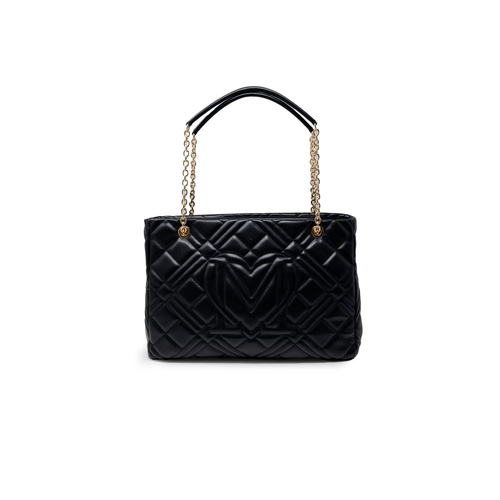 Love Moschino Black Polyurethane Handbag