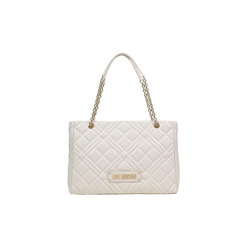 Love Moschino Beige Polyurethane Handbag