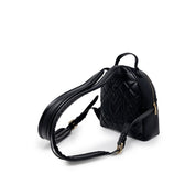 Love Moschino Black Polyurethane Backpack