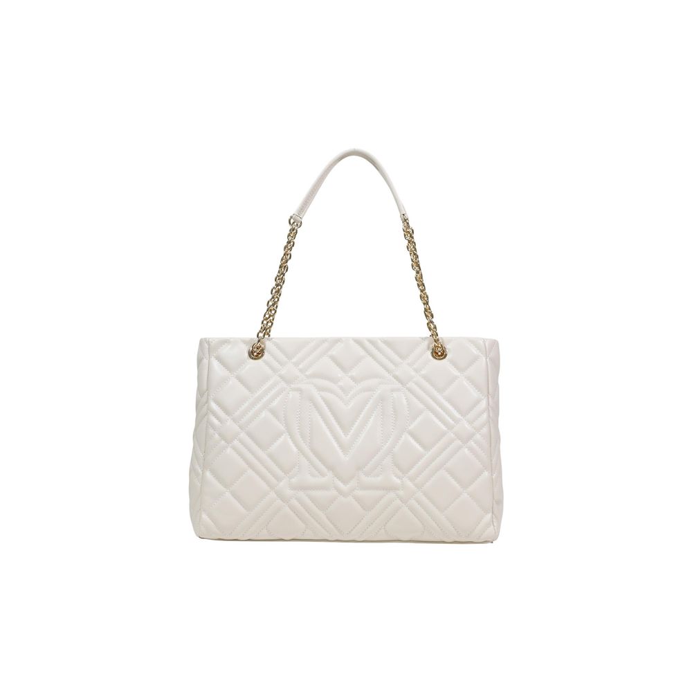 Love Moschino Beige Polyurethane Handbag