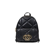 Love Moschino Black Polyurethane Backpack