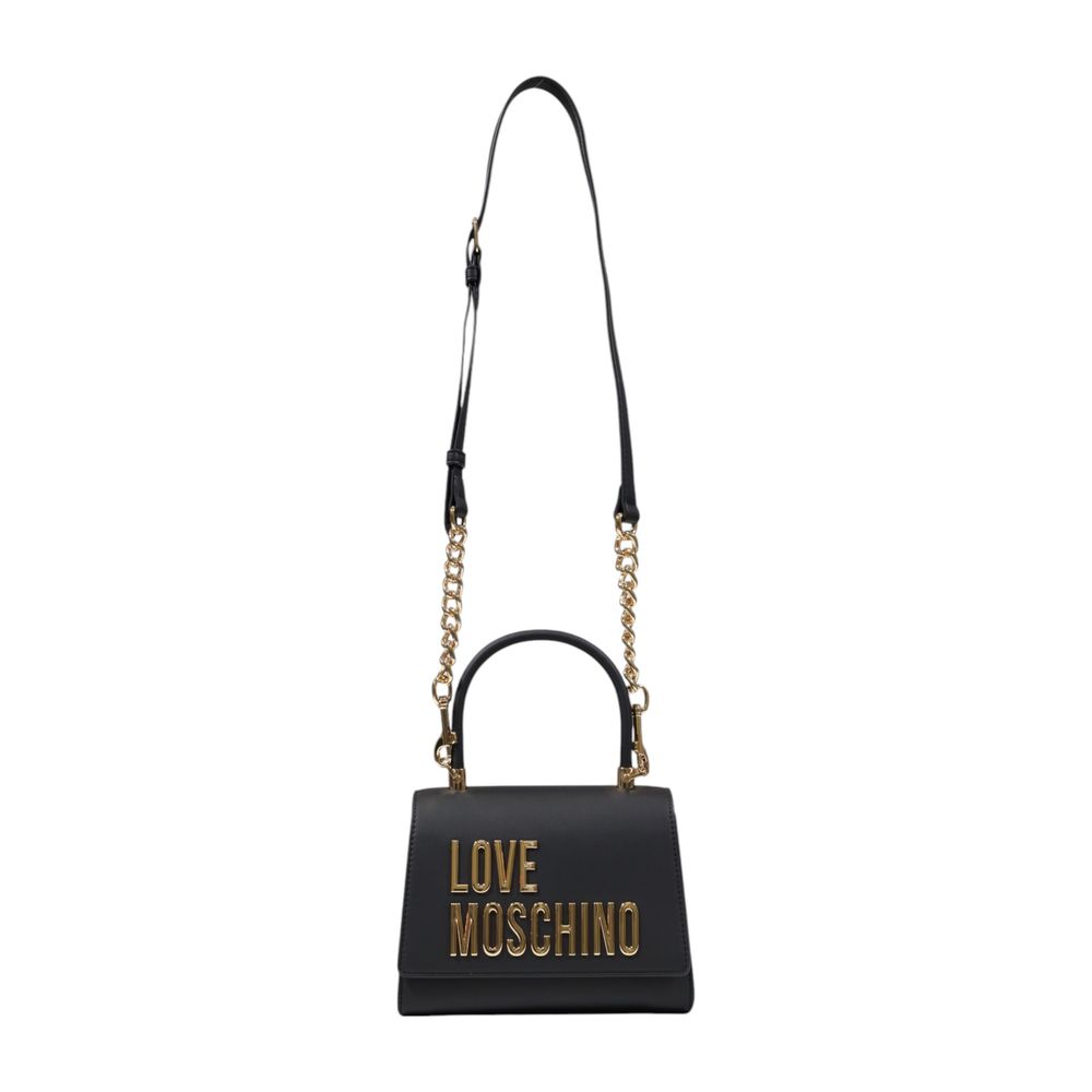 Love Moschino Bicolor Polyurethane Small Handbag
