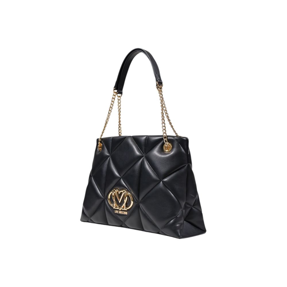 Love Moschino Black Polyurethane Handbag