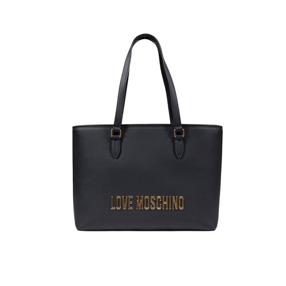 Love Moschino Bicolor Polyurethane Handbag
