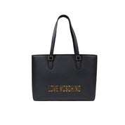 Love Moschino Bicolor Polyurethane Handbag