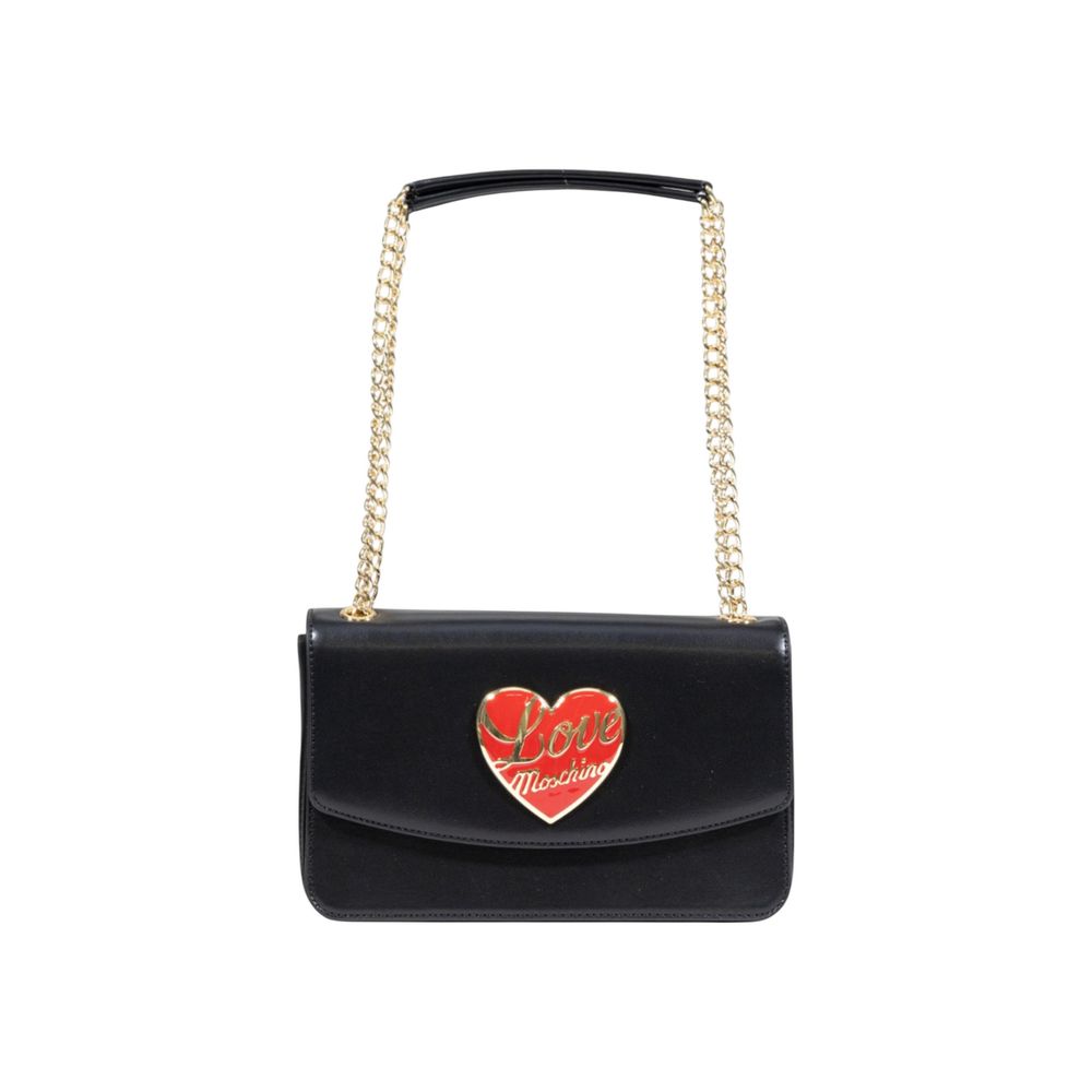 Love Moschino Black Polyurethane Handbag