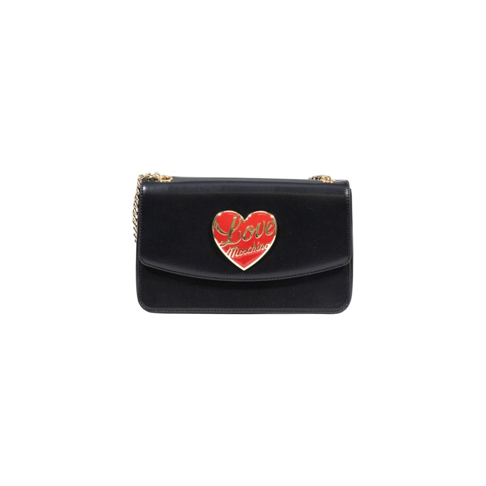 Love Moschino Black Polyurethane Handbag