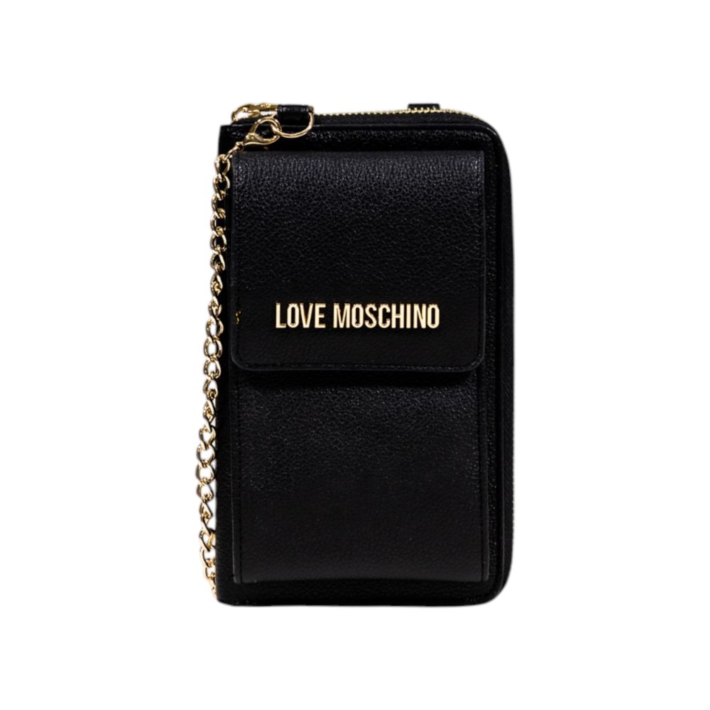Love Moschino Black Polyurethane Wallet