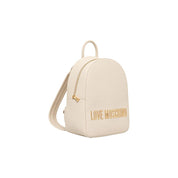 Love Moschino Beige Polyurethane Backpack