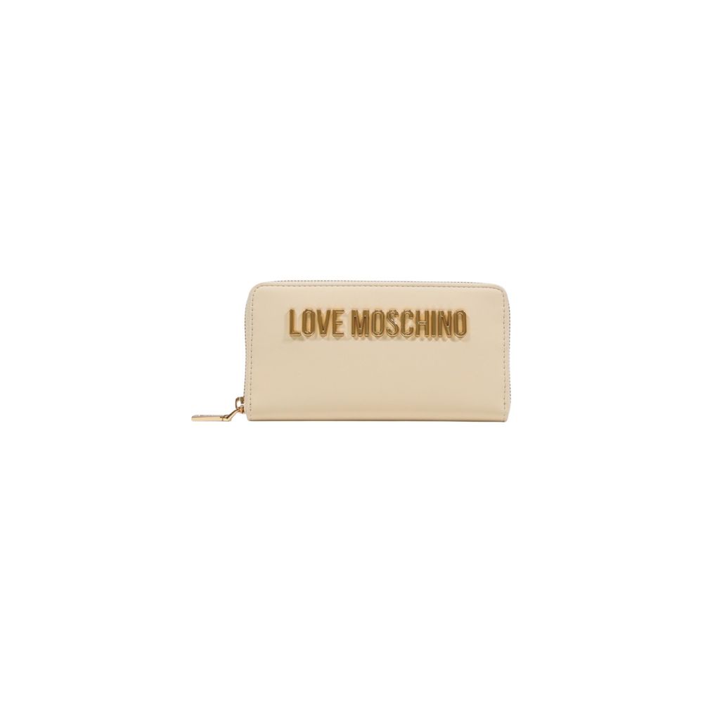 Love Moschino Beige Polyurethane Wallet