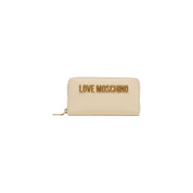 Love Moschino Beige Polyurethane Wallet