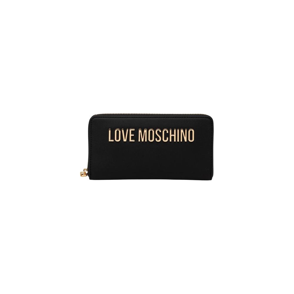 Love Moschino Black Polyurethane Wallet