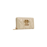 Love Moschino Cream Eco-leather Wallet