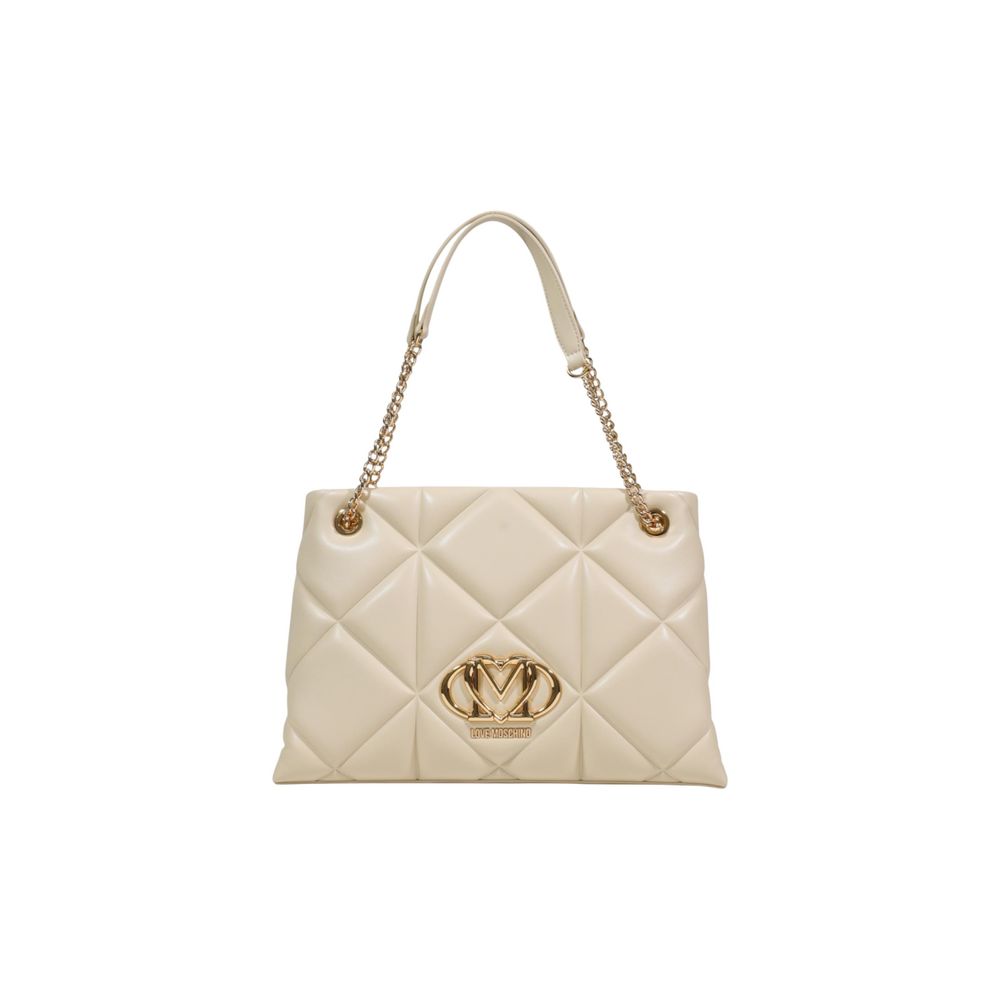 Love Moschino Beige Eco-leather Handbag