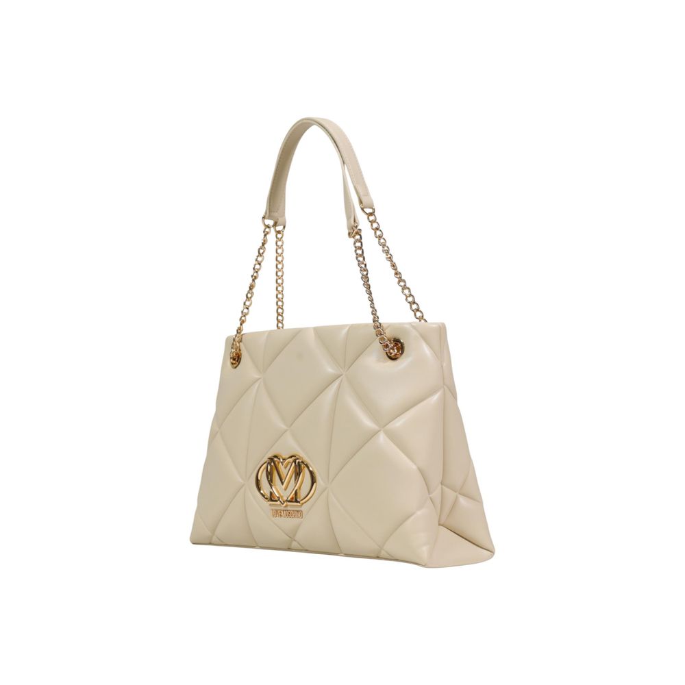Love Moschino Beige Eco-leather Handbag
