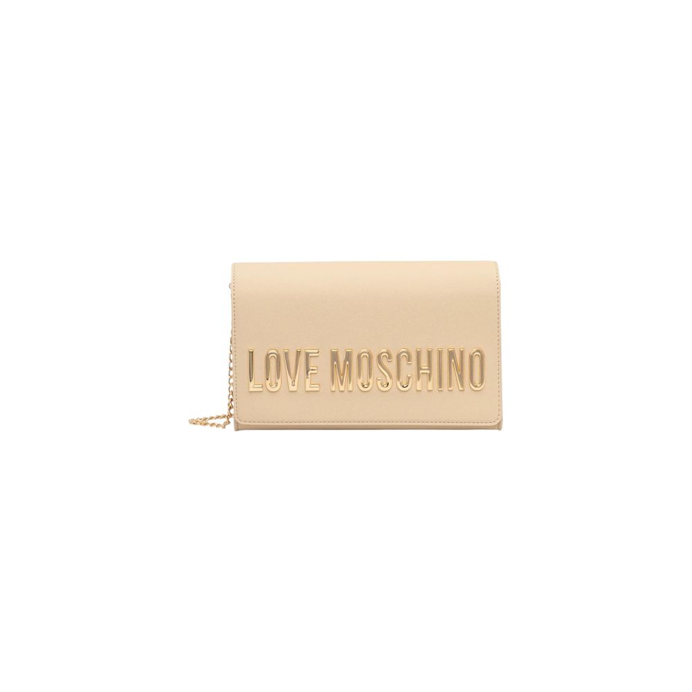 Love Moschino Beige Polyurethane Handbag