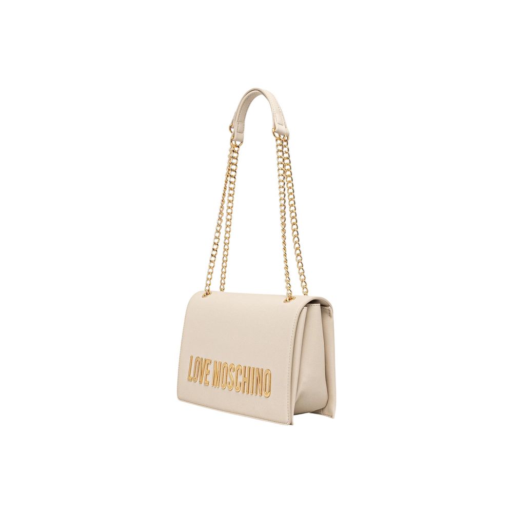 Love Moschino Beige Polyurethane Handbag