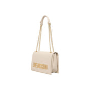 Love Moschino Beige Polyurethane Handbag