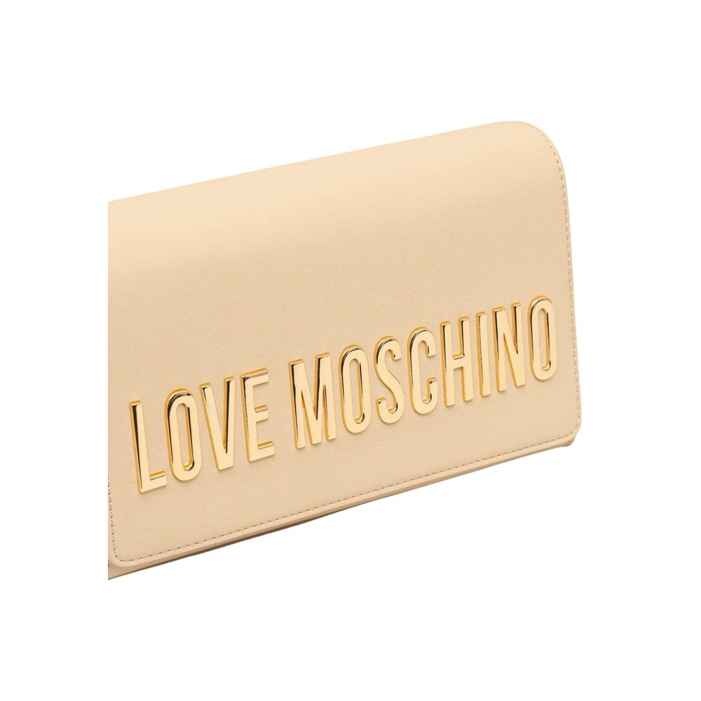 Love Moschino Beige Polyurethane Handbag