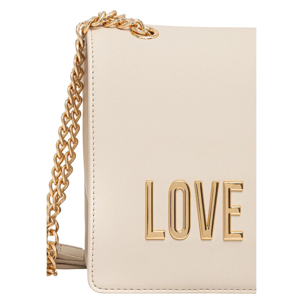 Love Moschino Beige Polyurethane Handbag