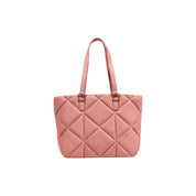 Love Moschino Pink Suede Leather Handbag