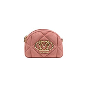 Love Moschino Pink Suede Leather Handbag