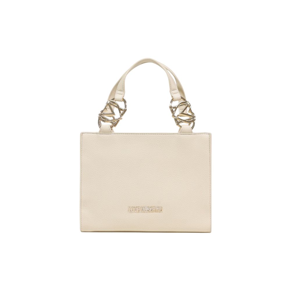 Love Moschino Beige Polyurethane Handbag