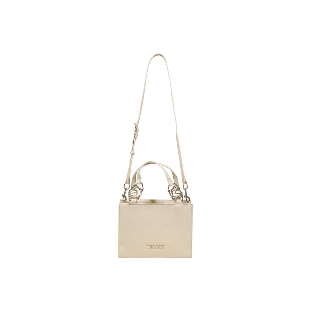 Love Moschino Beige Polyurethane Handbag