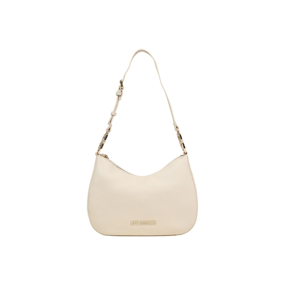 Love Moschino Beige Polyurethane Shoulder Bag