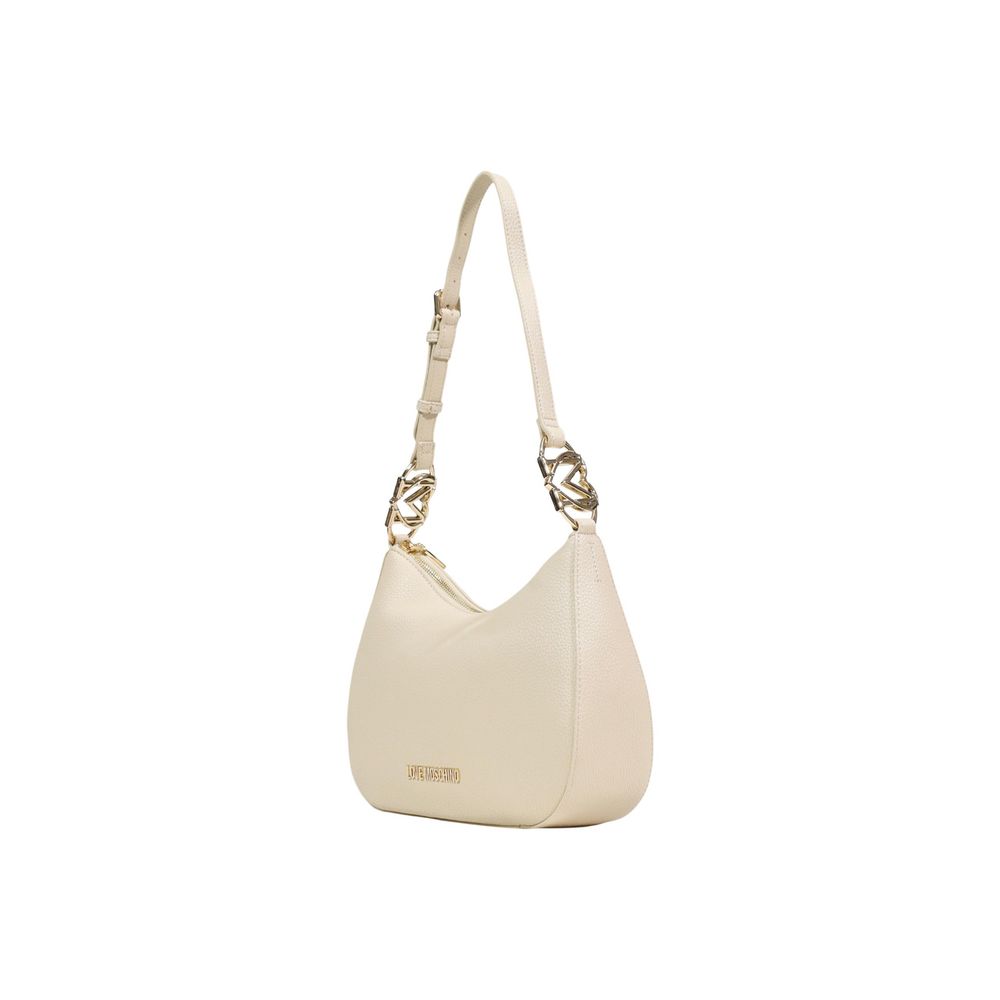 Love Moschino Beige Polyurethane Shoulder Bag