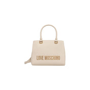 Love Moschino Beige Polyurethane Handbag
