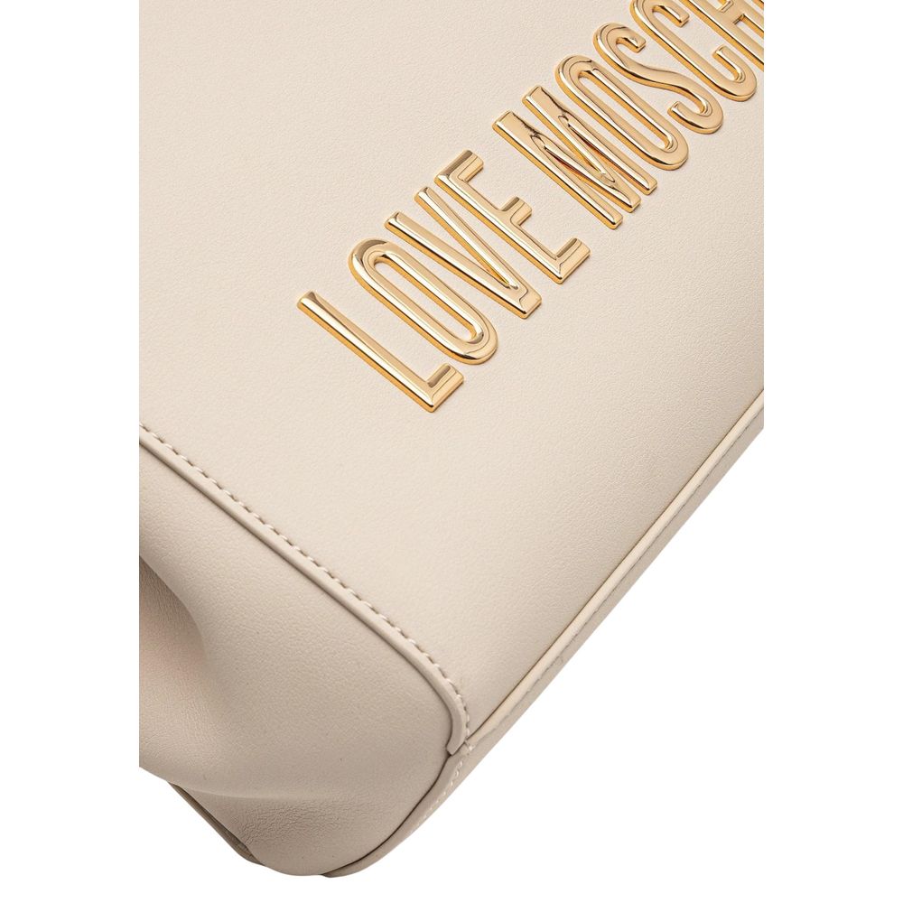 Love Moschino Beige Polyurethane Handbag
