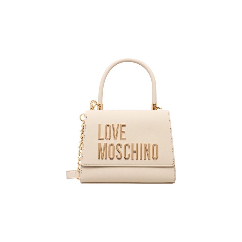 Love Moschino Beige Polyurethane Handbag