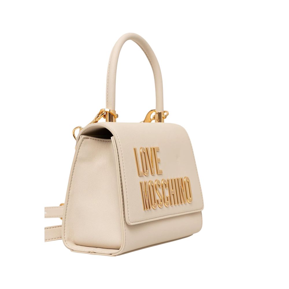 Love Moschino Beige Polyurethane Handbag