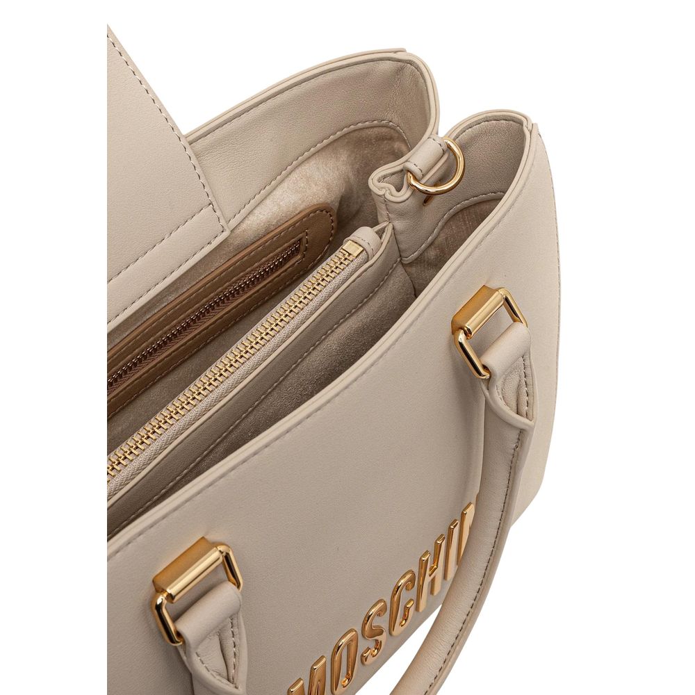 Love Moschino Beige Polyurethane Handbag