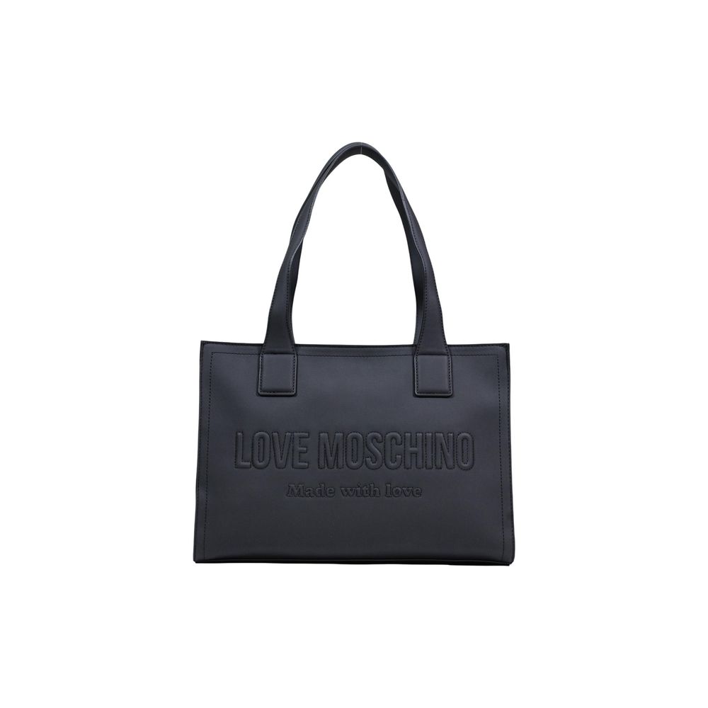Love Moschino Black Polyurethane Handbag