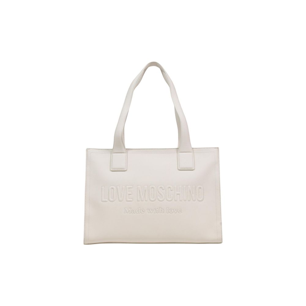 Love Moschino Beige Polyurethane Handbag