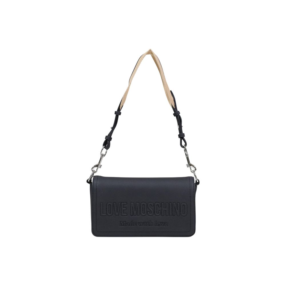 Love Moschino Black Polyurethane Handbag