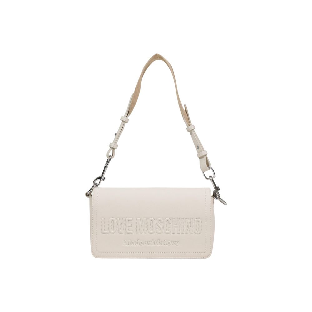 Love Moschino Beige Polyurethane Handbag