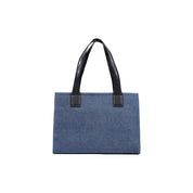 Love Moschino Blue Cotton Blend Handbag