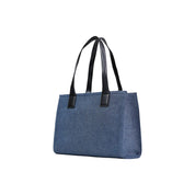 Love Moschino Blue Cotton Blend Handbag