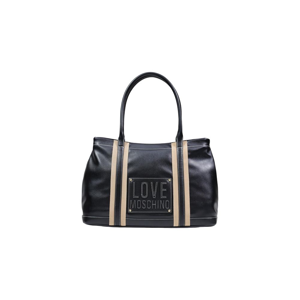 Love Moschino Black Polyurethane Handbag