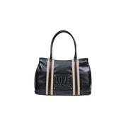 Love Moschino Black Polyurethane Handbag