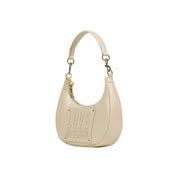 Love Moschino Cream Polyurethane Handbag