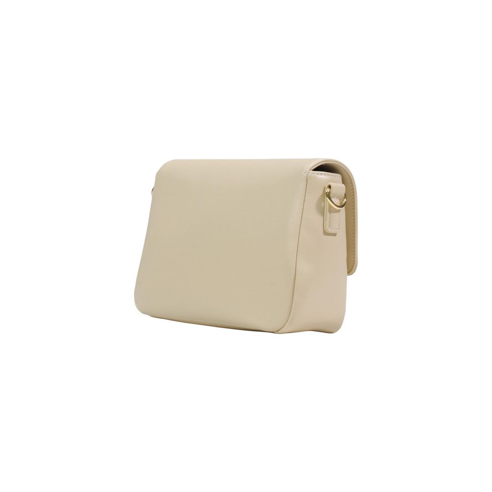 Love Moschino Cream Polyurethane Small Handbag
