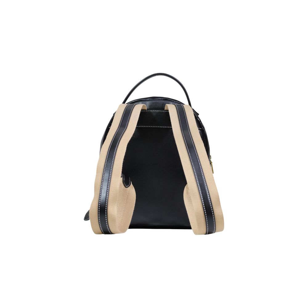 Love Moschino Black Polyurethane Backpack