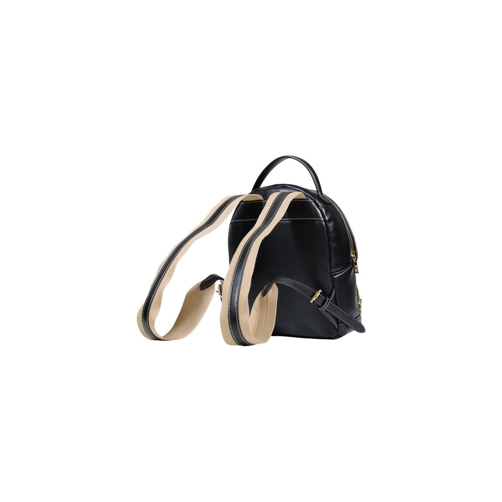 Love Moschino Black Polyurethane Backpack